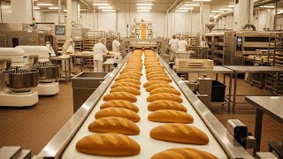 Inside a Modern Bread Bakery Line: From Flour Silos to Perfect Loaves (Full Process)