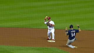 MIL@STL: Mayers induces 6-4-3 double play in the 5th