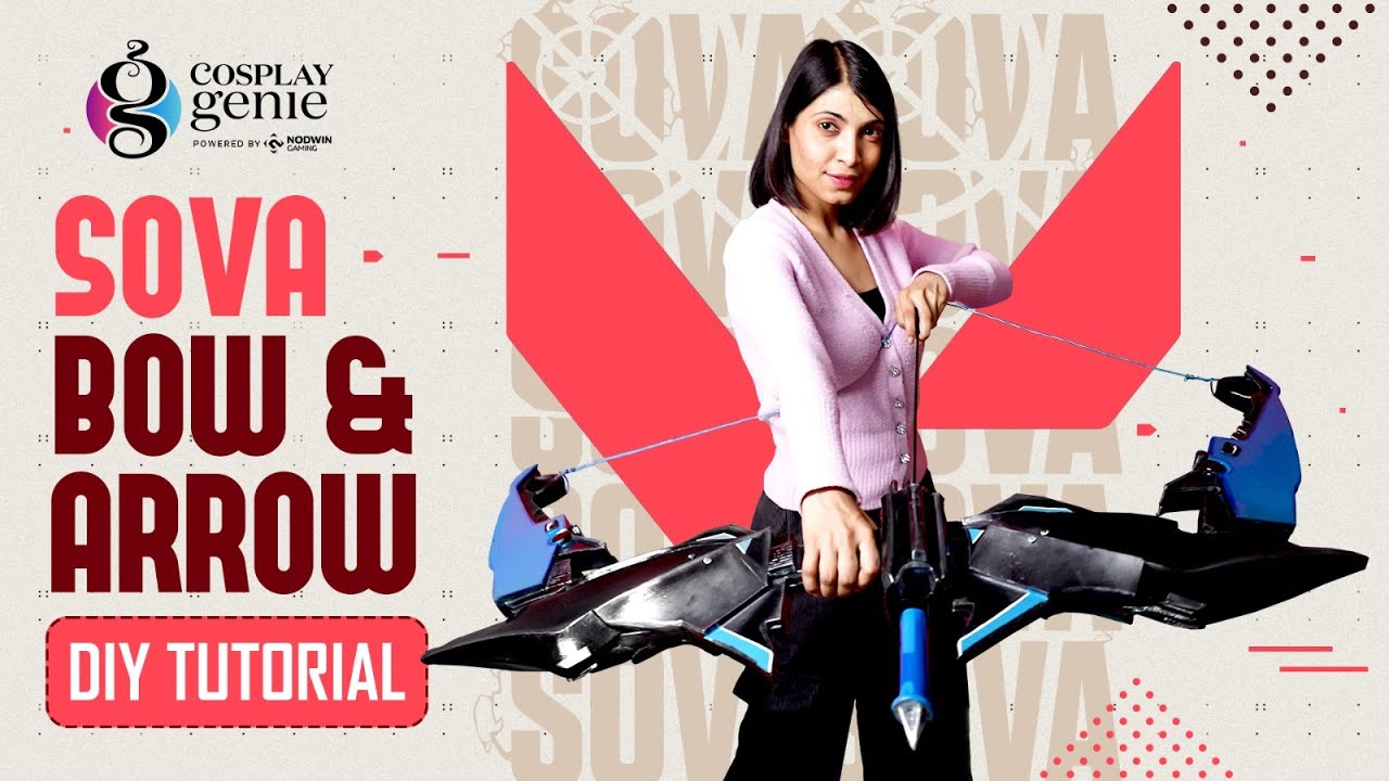 Crafting Sova's Hunter Fury 🏹 | Valorant Cosplay DIY Tutorial ✨