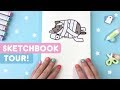 Kawaii sketchbook tour  kirakiradoodles