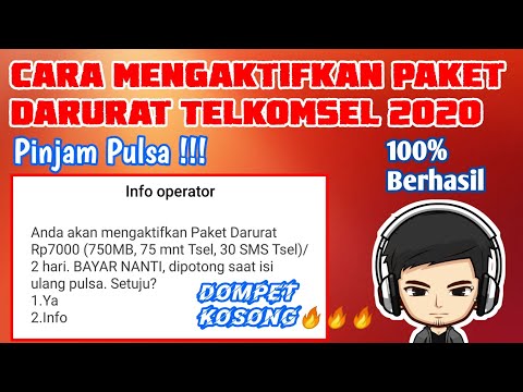 [Harus tau] cara pinjam pulsa atau utang pulsa ke Telkomsel , saat darurat!!. 