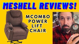 REVIEW OF MCOMBO POWER LIFT CHAIR! LOTS OF FEATURES
