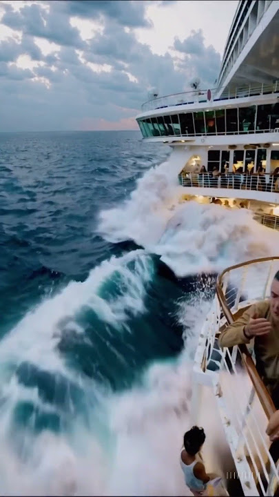 Download lagu Tsunami During a Cruise Trip🌊😱