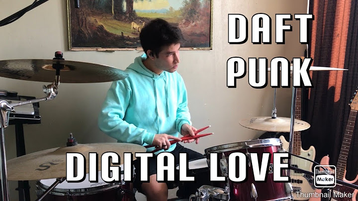 Digital Love Drums version - Drums performance video thumbnail