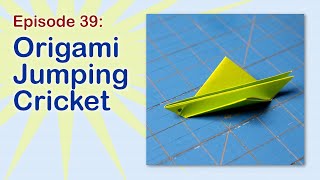Origami Jumping Cricket DIY