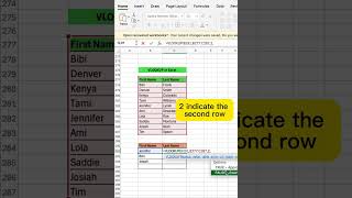 How to Use VLOOKUP in Excel: Tips for Effortless Data Analysis #viral #excel #shortsfeed #tranding