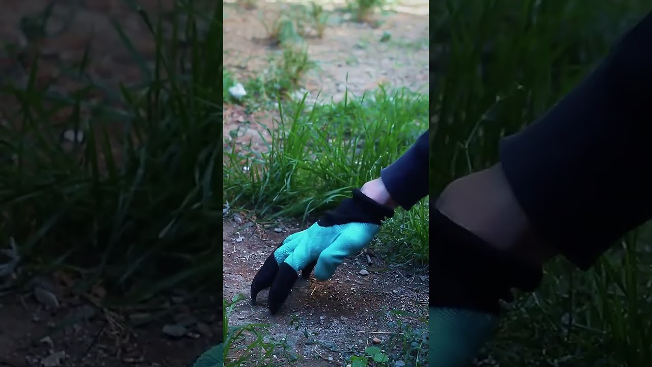 Garden Rubber Gloves with Fingertips Claws  - 9️⃣▶️ Product Link in Bio ( # 1858 )