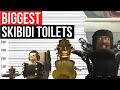 Biggest Skibidi Toilets | Size Comparison