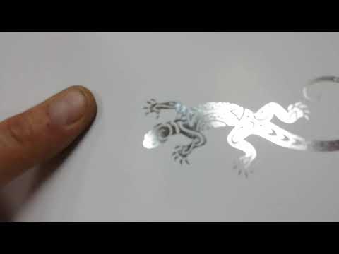 Тесты отпечатков на FoilPrint 106