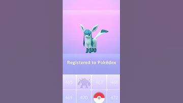 Evolving Eevee near a Pokestop with Glacial Lure Module