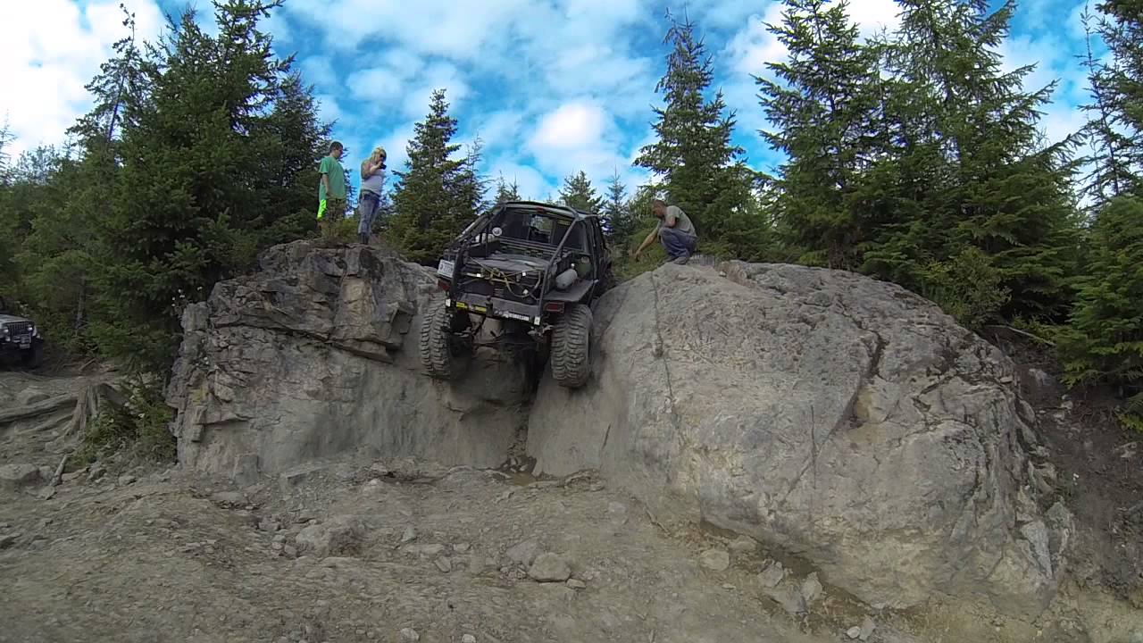 Steve Marquardt at VNotch. 1sep14 RNM 4x4 Club at Walker Valley ORV