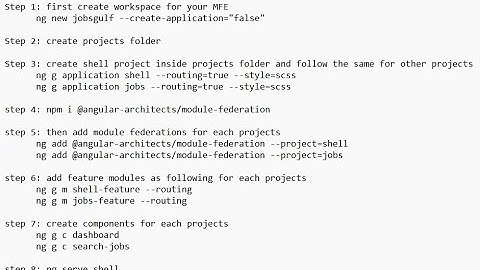 Complete Angular15 micro frontend shell application setup(mfe) with workspace & module federation