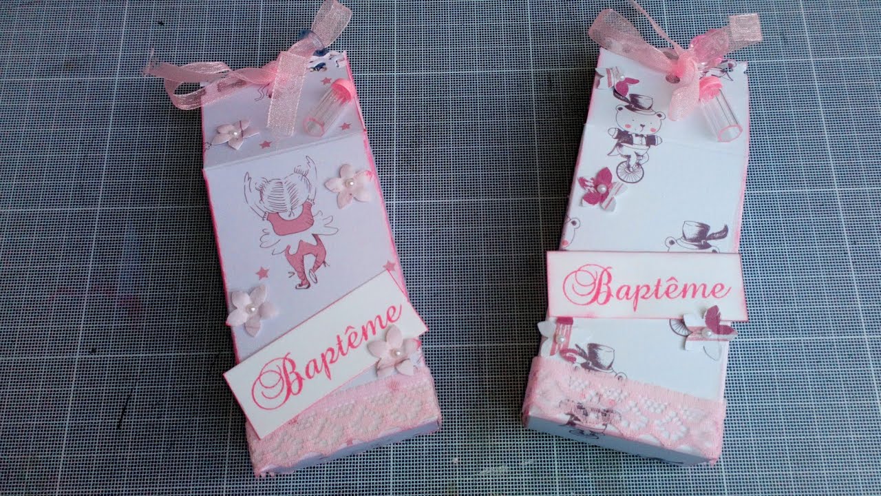 Tuto Boîte Baptême Facile débutante