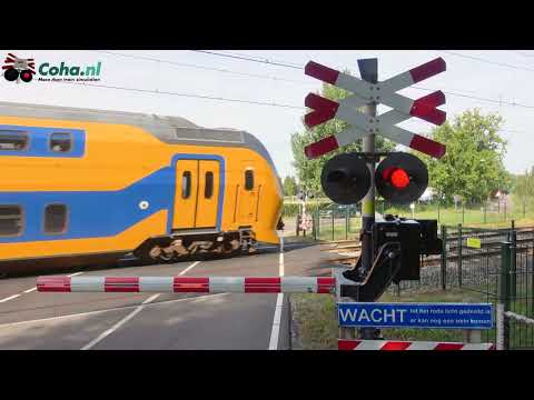 Spoorwegovergang Boxtel ??4K?? // Dutch railroad crossing