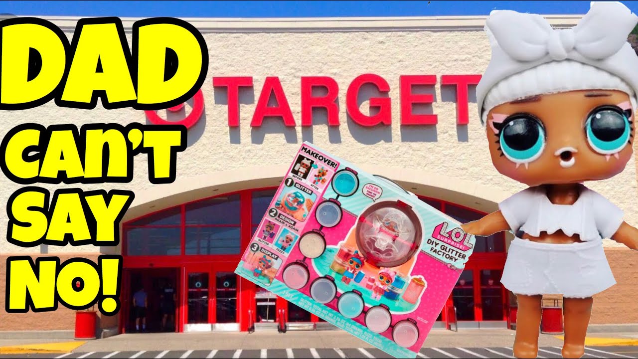 toysrus Dad Can’t Say No! Target Toy Hunt For LOL Surprise Diy Glitter Factory ,Toy Story 4 Toys -Toy Hunt !