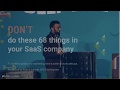 Anand sanwal cb insights cofounder  ceo dont do these 68 things in your saas company