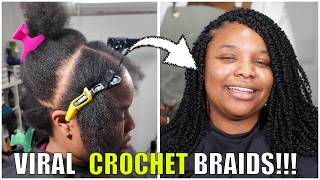 How To Install Viral Illusion Crochet Braids (Step By Step)