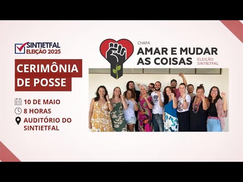 Cerimônia de Posse - Gestão "Amar e Mudar as Coisas" (2025-2028)
