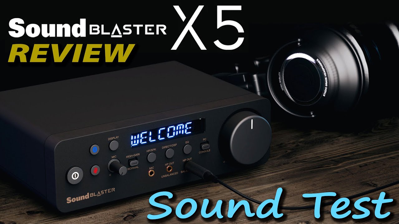 Creative Sound Blaster X5 本体 Sound Blaster X5 デュアルDAC＆デュアルXAMP ヘッドホン