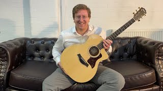 Taylor 214Ce-K Dlx Electro Acoustic Guitar - Rimmers Music Presentation With James