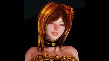 Game ready character "Iryna" Blender and zbrush! #Shorts