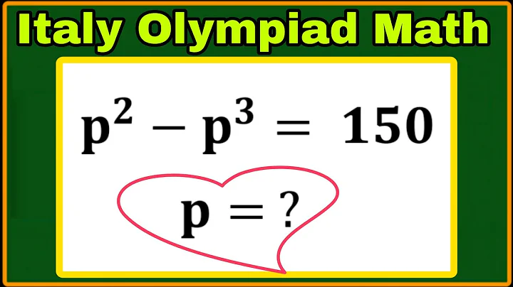 Italy| A Tricky Algebra Olympiad Math Problem| Mind Blowing Explanation| Can you solve this? 
