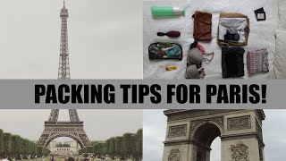 Packing Tips for Paris!!