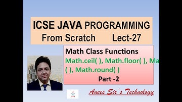 Math Class Library function in Java | Part-2 | Math.ceil( ) | Math.floor( ) | Math.rint( ) etc| Easy