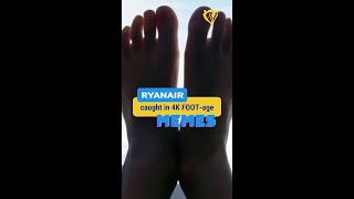 CAUGHT IN 4K FOOT-AGE | RYANAIR MEMES | SHORTS
