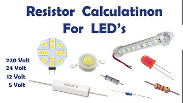Resistor Calculation for LED