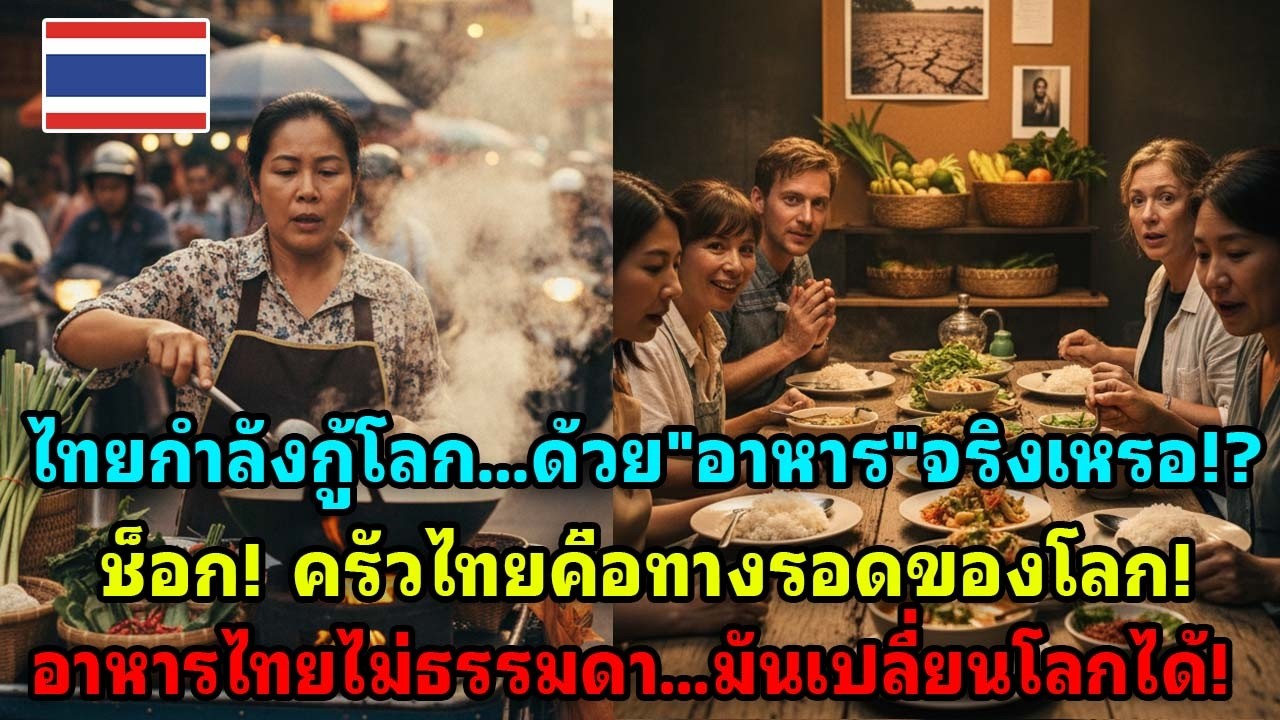ไทยไม่ใช่แค่ประเทศท่องเที่ยว…แต่กำลังกู้โลกอาหาร!