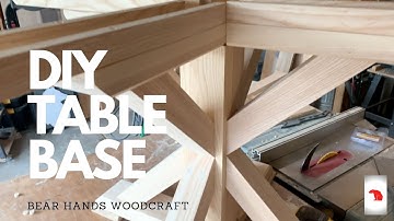 DIY Round Farmhouse Table: Part 2 - The Base