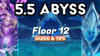 Guide and Tips on BEATING Floor 12 - 5.5 Spiral Abyss! | Genshin Impact