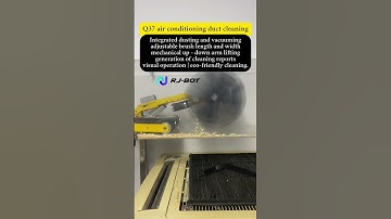 Q37 AC duct cleaning robot , new arrival #rjbot #chinatech #robotics #commercialcleaning