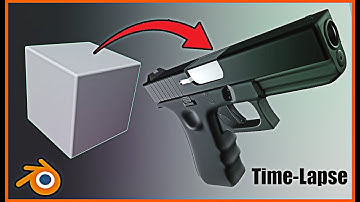 Modeling Showcase | GLOCK-17 | BLENDER | TIME-LAPSE