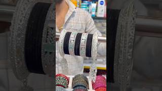 Black silver Adi Bangels 😍👍#youtubeshorts #bangles #bridalbangles #@Shiv-co #shots