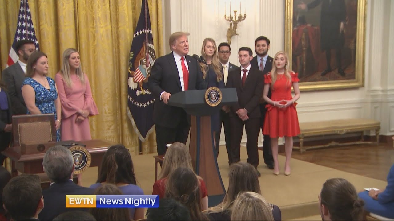 President Trump encourages free speech at college - ENN 2019-03-21