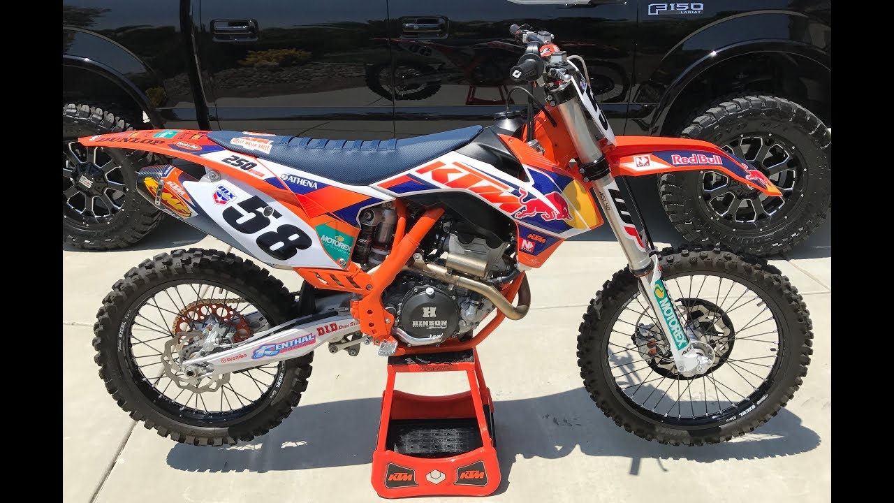 2015 Red Bull KTM 250 SX-F Factory Edition - YouTube