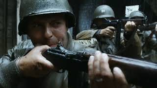 Saving Private Ryan 1998 - Meeting With The Germans At The Wall - Intense 4K Movie Clip
