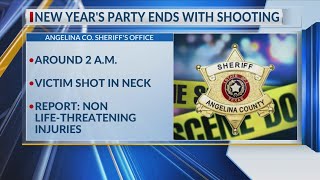 Man arrested after woman shot in neck during New Year’s party in Angelina County