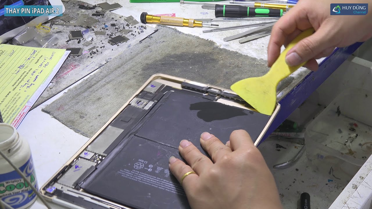 Hướng Dẫn Thay Pin Ipad Air 2 Huy Dũng Mobile Youtube