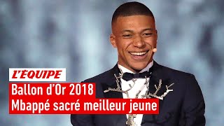 Ballon d'Or 2018 - Mbappé sacré meilleur jeune