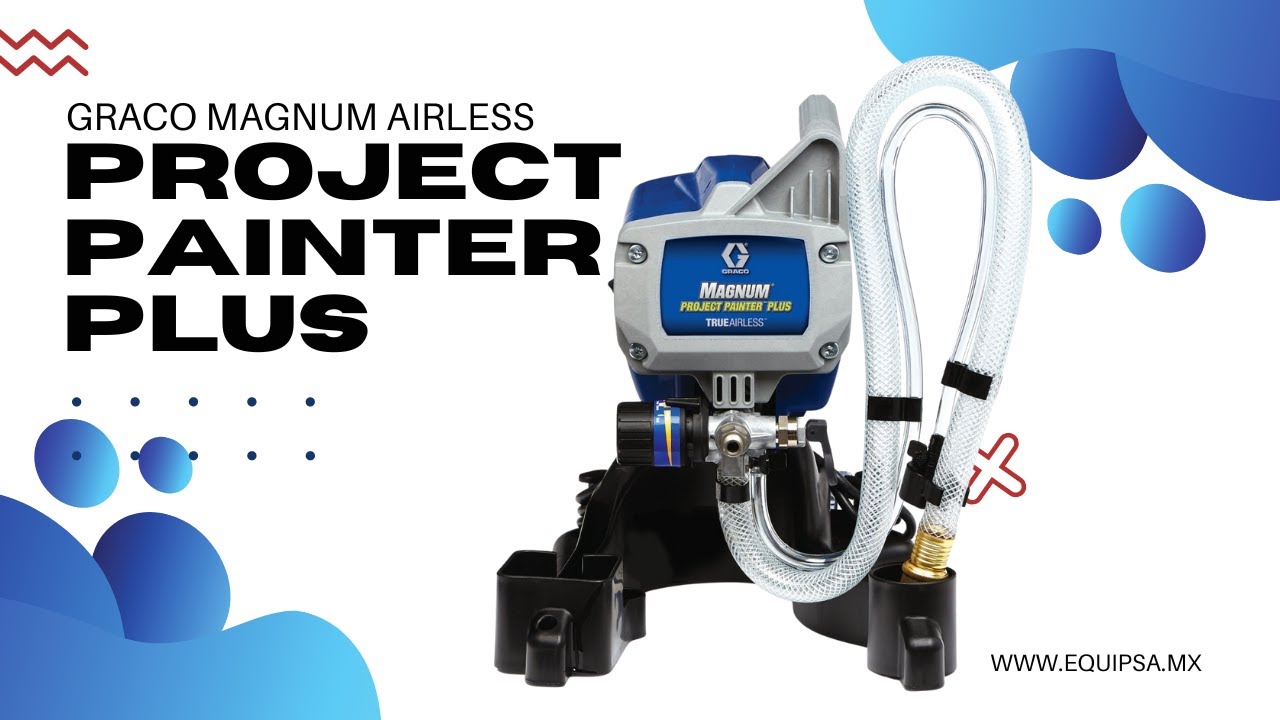 Proyecto con equipo Graco Magnum Airless Project Painter Plus - YouTube
