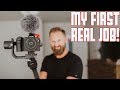 MY FIRST REAL JOB | WORKING WITH MY WIFE | PHOTOGRAPHER AND VIDEOGRAPHER HUSBAND AND WIFE