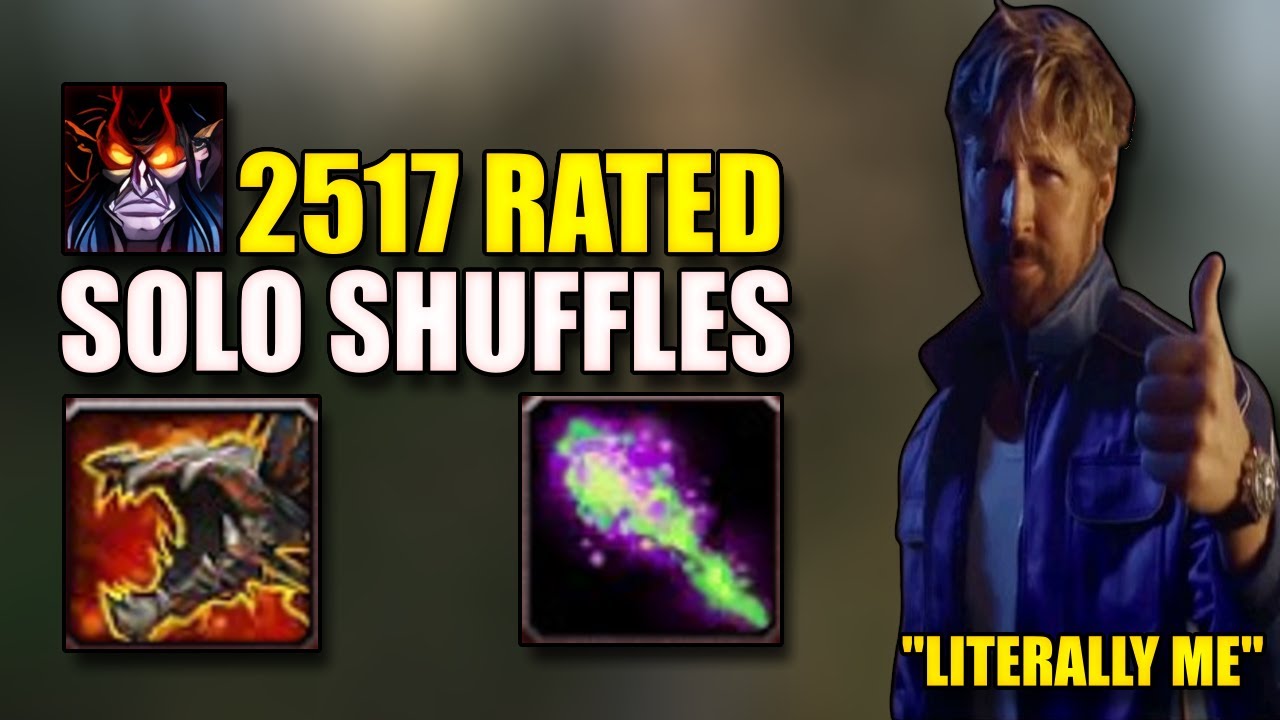 DEMONOLOGY INSANE 2517 RATED SOLO SHUFFLES | 11.0.5 The War Within PvP ...