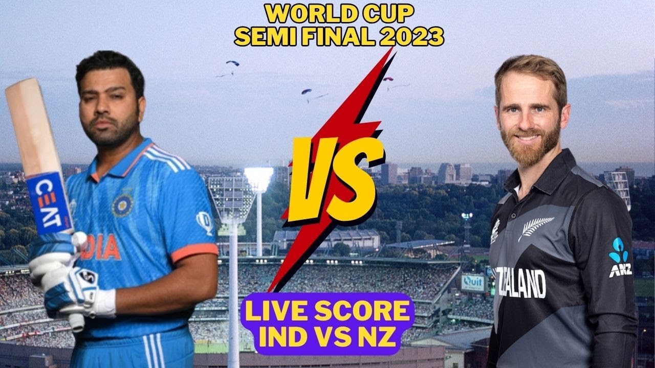 India vs New Zealand Live Score | World Cup 2023 | New Zealand vs India ...