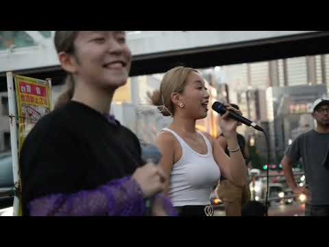KIMIKA & YuMe『LA・LA・LA LOVE SONG（久保田利伸）』【9/17 合同路上ライブ（新宿南口）】