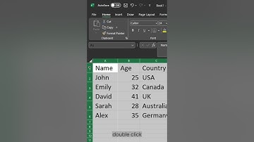 Excel Tips # 2 - Quick and Easy Autofit for Columns and Rows!