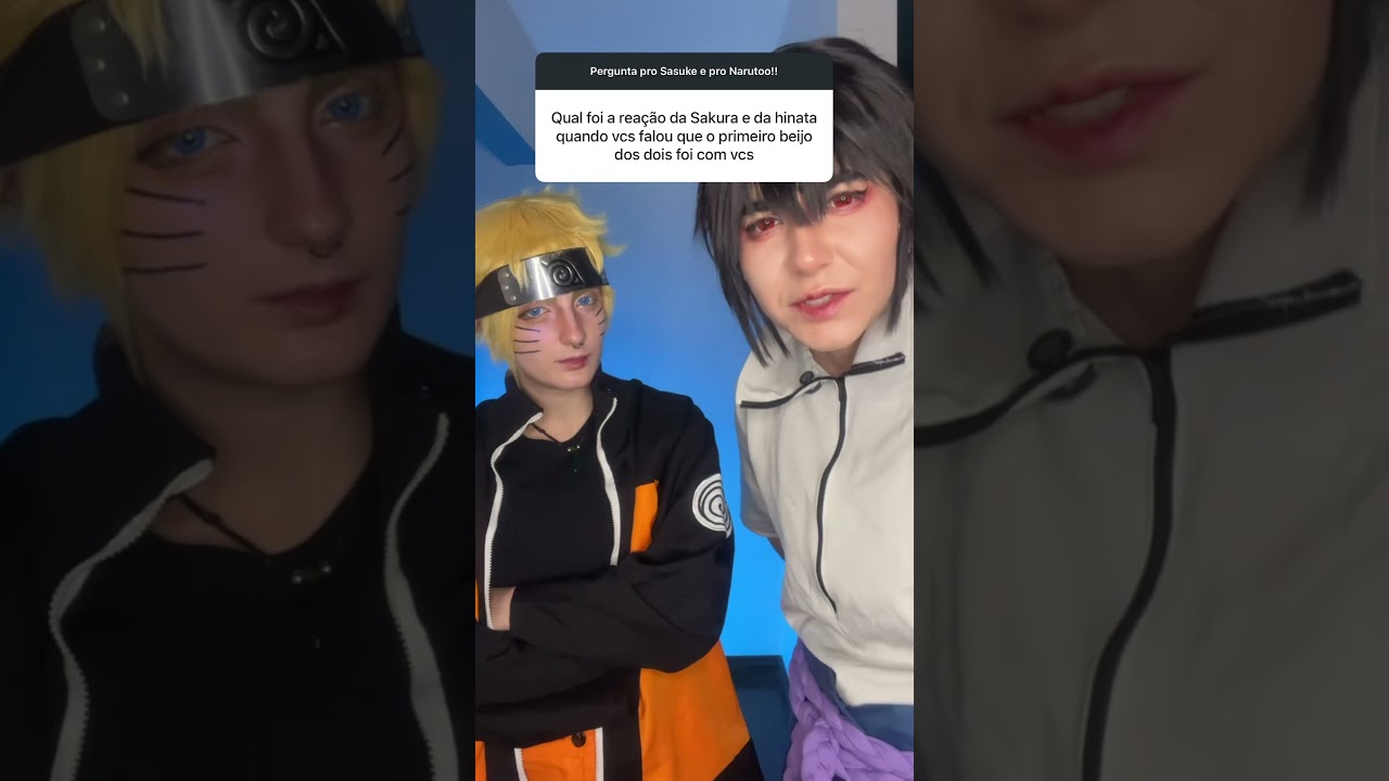 NARUTO E SASUKE RESPONDEM!! #naruto #cosplay @Nandalorenzine