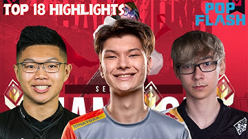 Top 18 Plays in Pop Flash Flashpoint - HIGHLIGHTS Valorant Invitational